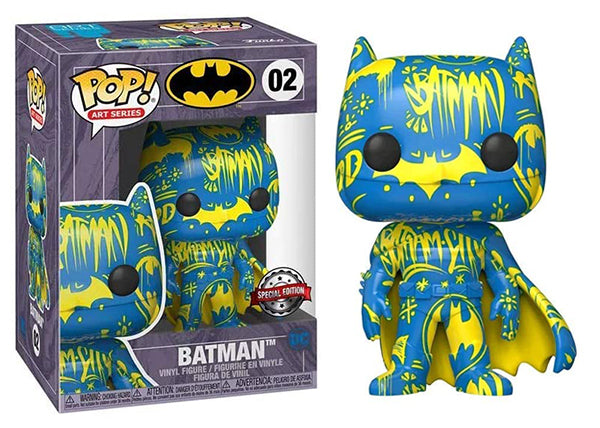 Batman 02 Artist Series Blue & Yellow in Pop Stack - Target Exclusive