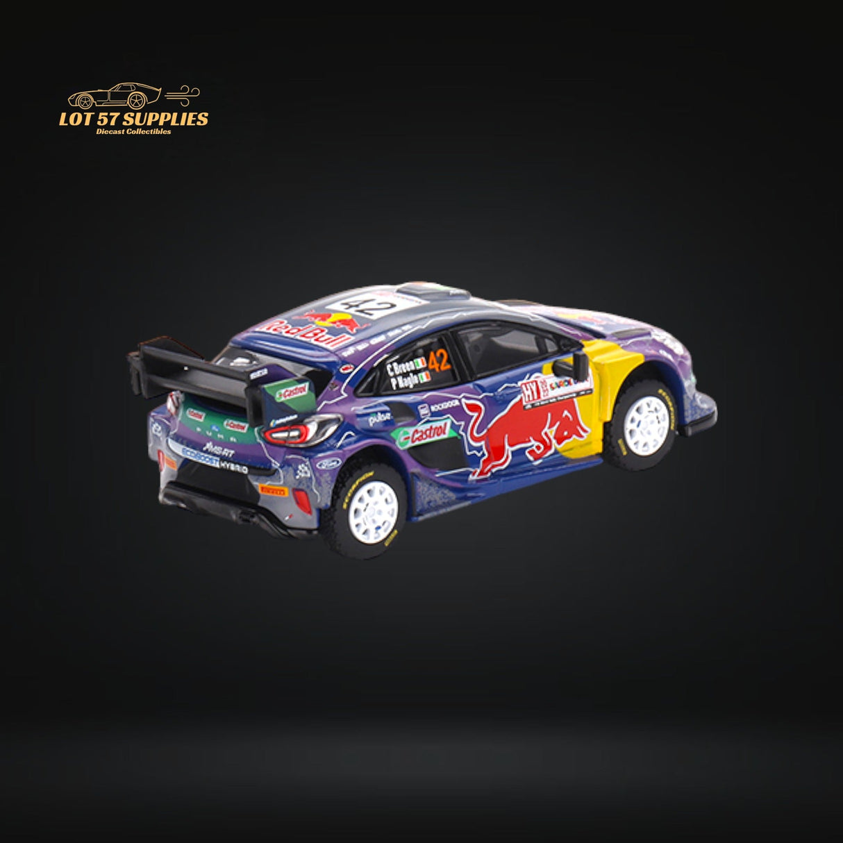 Mini-GT Ford Puma Rally1 #42 M-Sport Ford WRT 2022 1:64