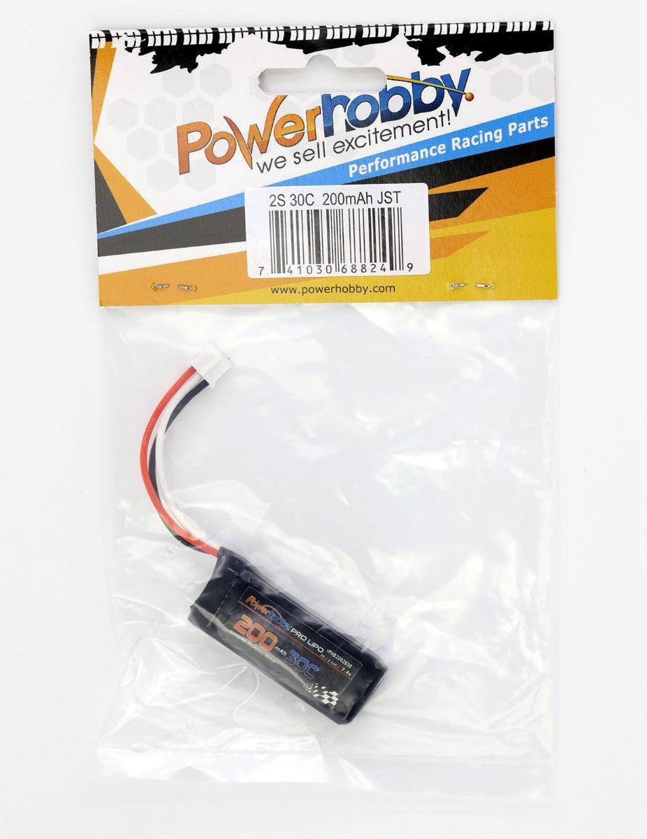 Powerhobby 2S 200mah 25c Lipo Battery : E-flite UMX