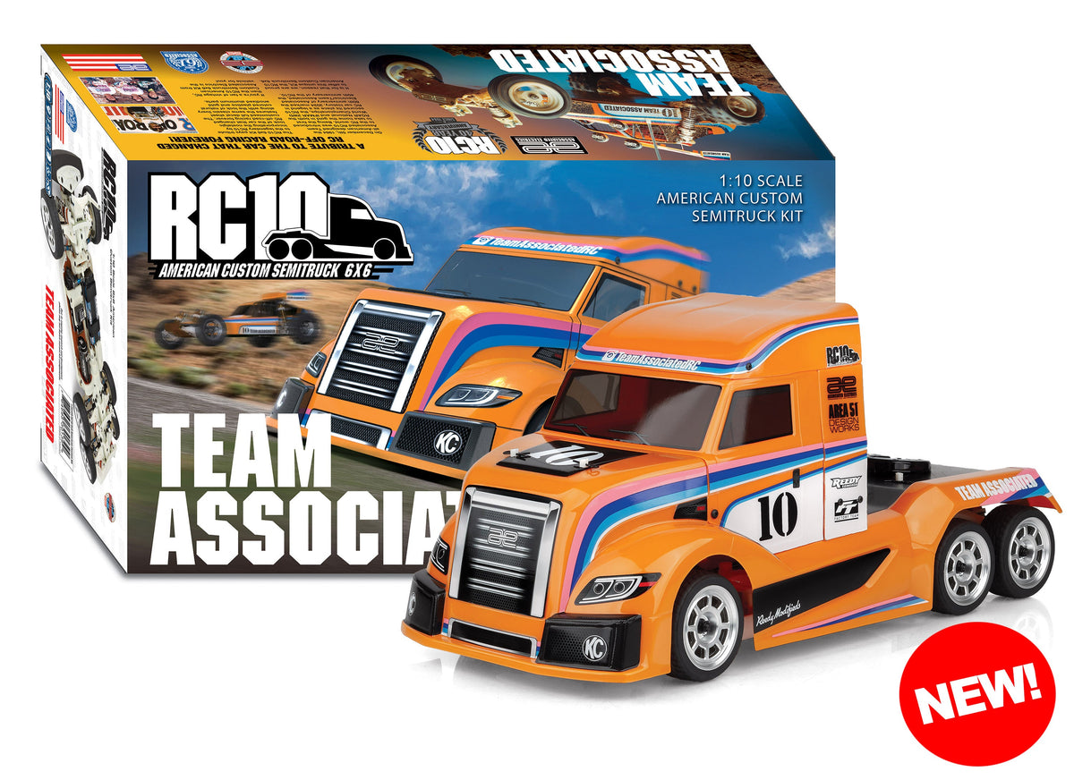 Team Associated 30139 RC10 American Custom Semitruck 6x6