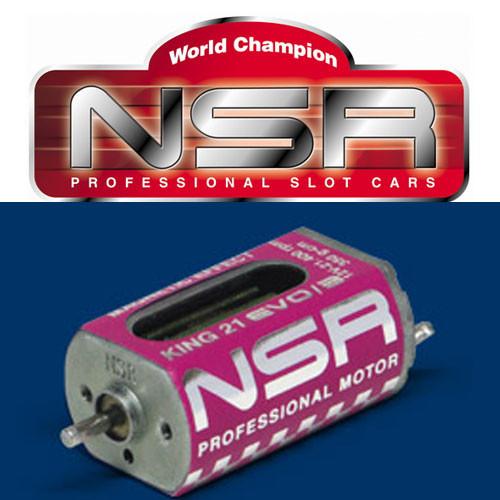 NSR 3023 King Evo 3 Long Can 21,400 RPM 21K Motor 1/32 Slot Car for Slot.it