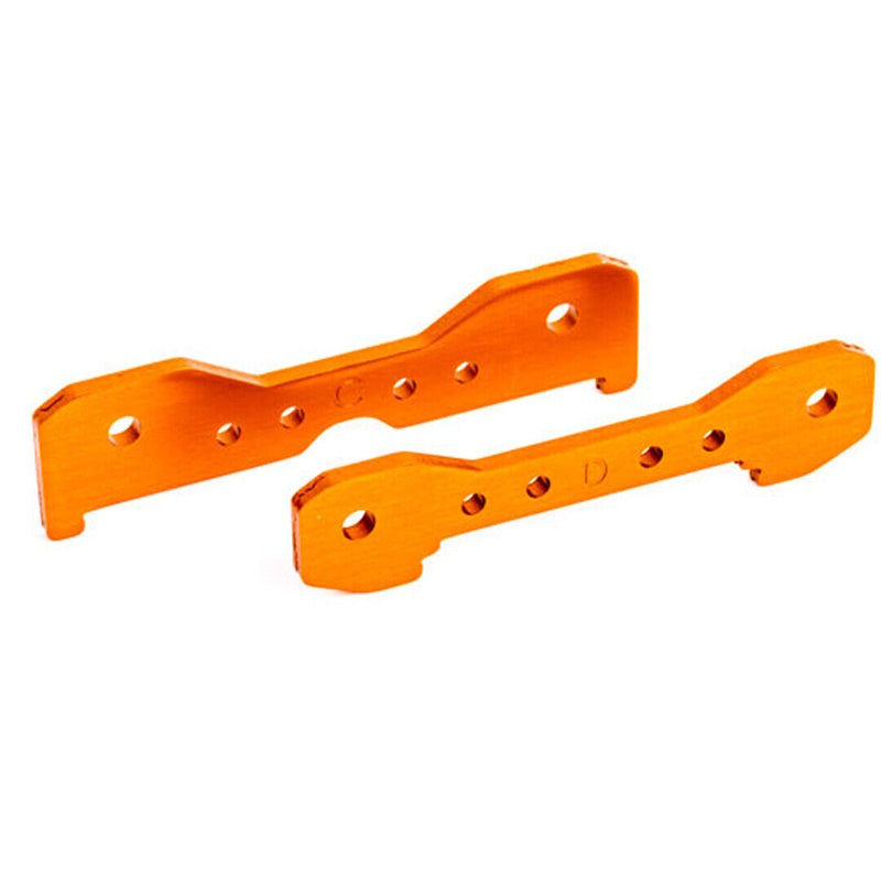 Traxxas 9528T Tie Bars, Rear, 6061-T6 Aluminum (Orange-Anodized) Sledge / TRA1