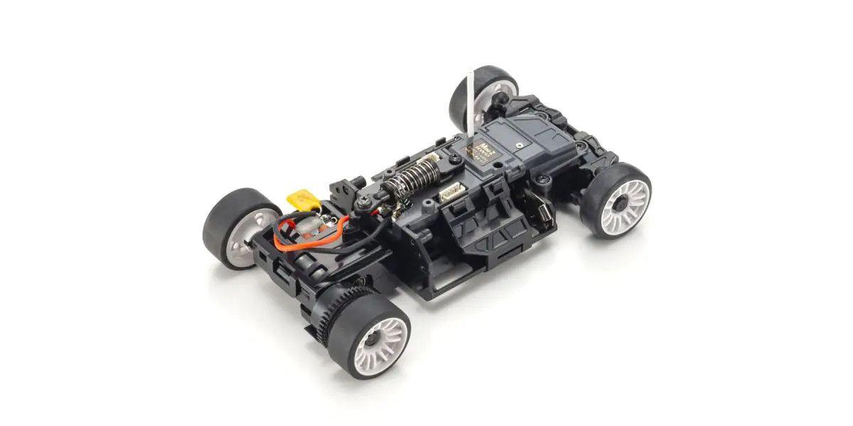 Kyosho MINI-Z RWD MR-04 readyset CHEVROLET CORVETTE C8.R Chrome / Yellow America 20th Anniversary