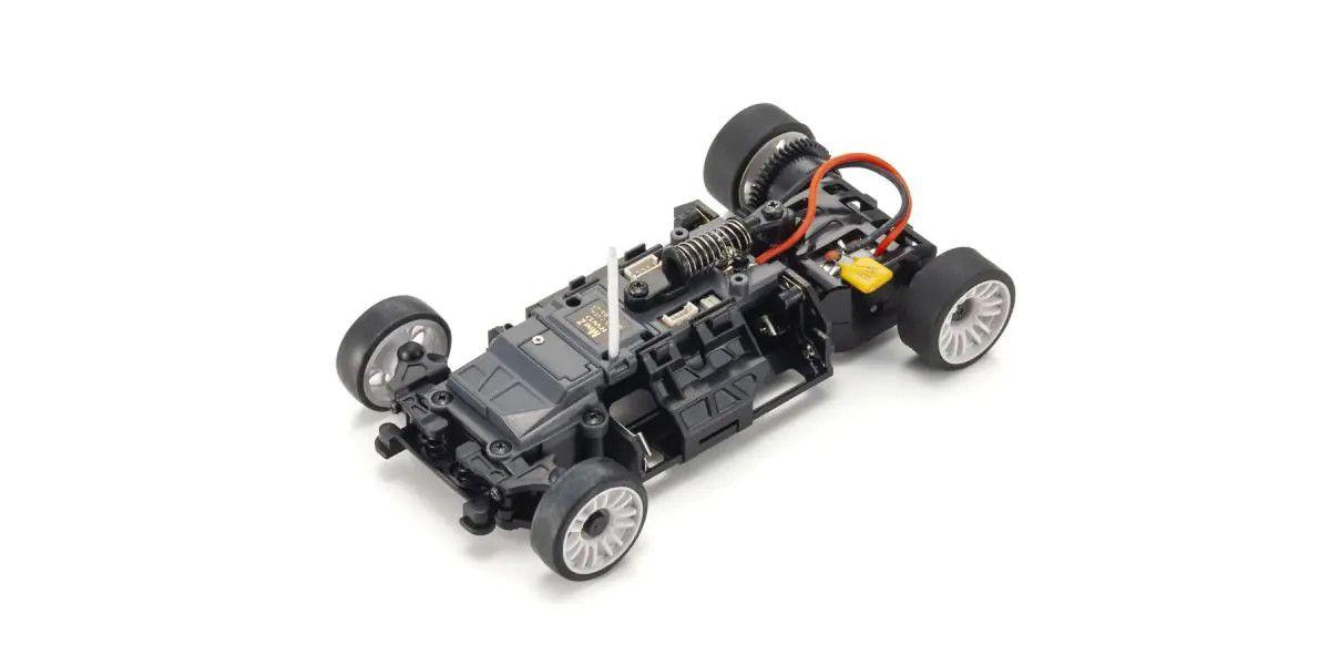 Kyosho MINI-Z RWD MR-04 readyset CHEVROLET CORVETTE C8.R Chrome / Yellow America 20th Anniversary