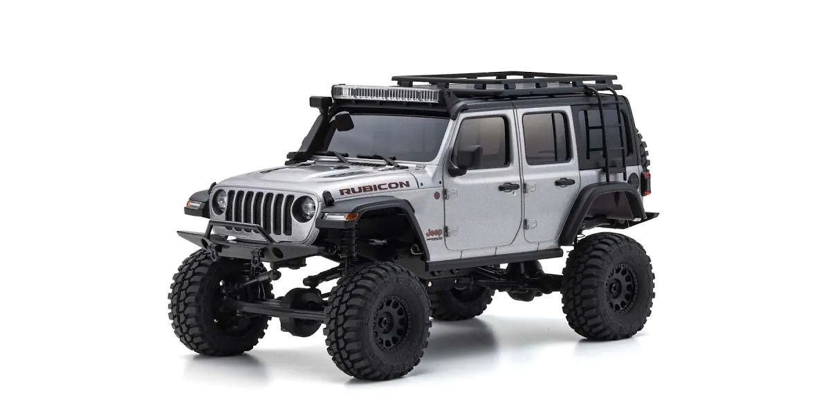 KYOSHO MINI-Z 32528S 4×4 Series Readyset JeepⓇ Wrangler Unlimited Rubicon w/acc. Billet Silver Metallic