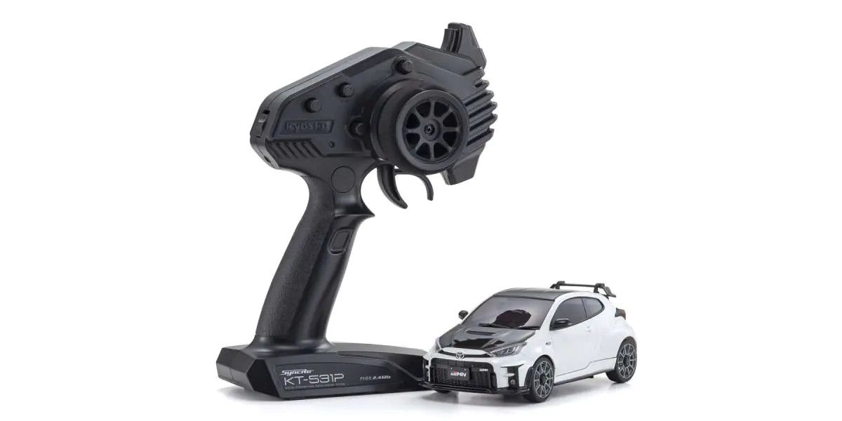 KYOSHO MINI-Z 32640PW AWD Toyota GRMN YARIS CIRCUIT PACKAGE White Pearl