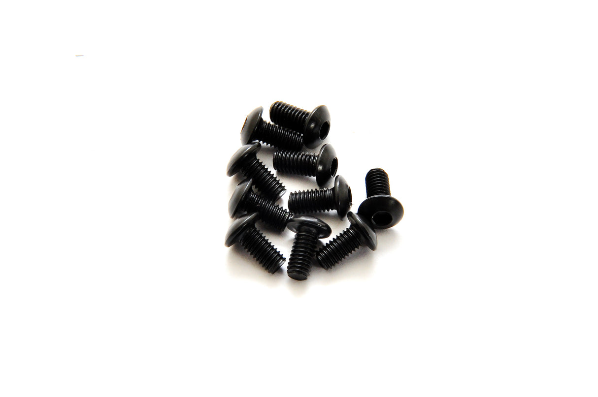 Hobao 33306 TORNILLOS DE CABEZA DE BOTÓN HEXAGONAL M3x6mm, 10PCS