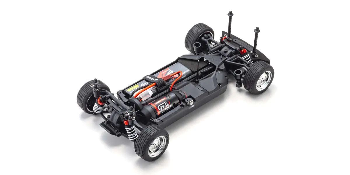 KYOSHO KYO34436T1 1:10 Scale Radio Controlled Electric Powered 4WD FAZER Mk2 FZ02L Series readyset 1971 Mercedes-Benz 300 SEL 6.3 Beige Gray