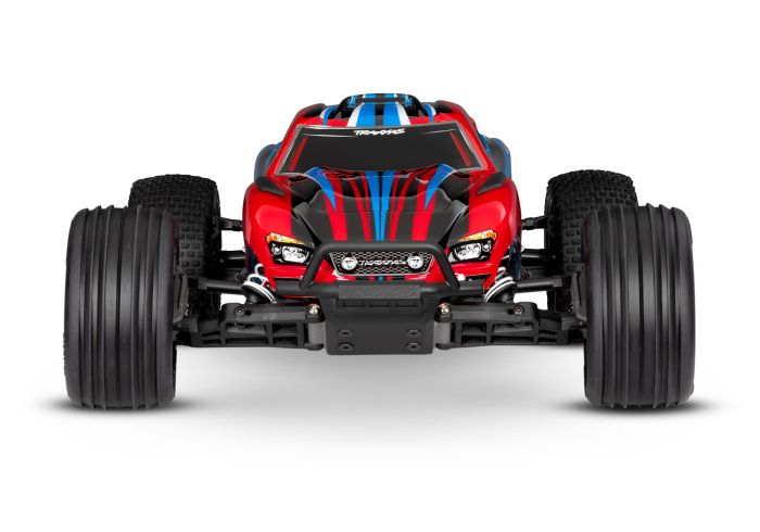 TRAXXAS 37254-8 RED Rustler 2WD HD w/USB-C