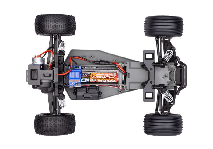 TRAXXAS 37254-8 RED Rustler 2WD HD w/USB-C
