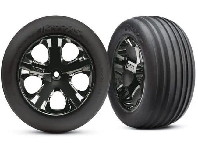 Traxxas TRA3771A Chrome All-Star 2.8 Wheel/Alias Tire/2 Fr Rustler VXL XL5