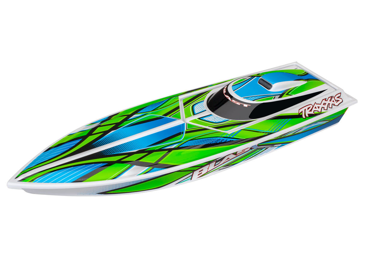 Traxxas 38104-8 Green Blast High-Performance Electric RC Boat