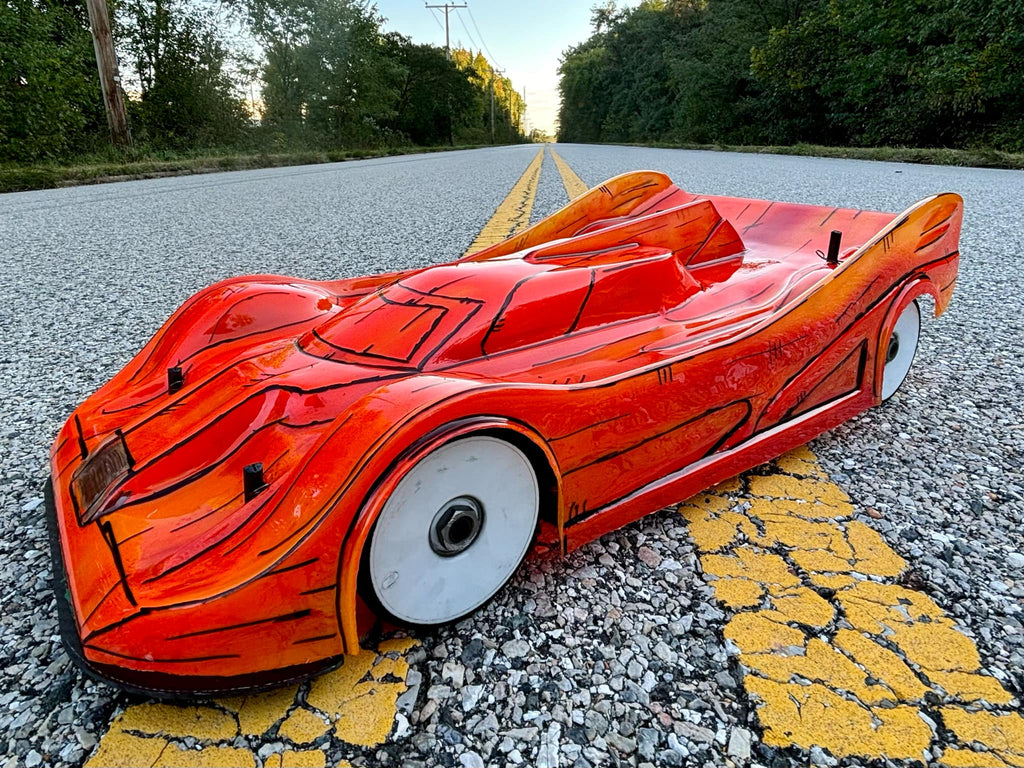 DELTA PLASTIKS 8522 - R18 DOME 1/7 SCALE CLEAR RC CAR BODY