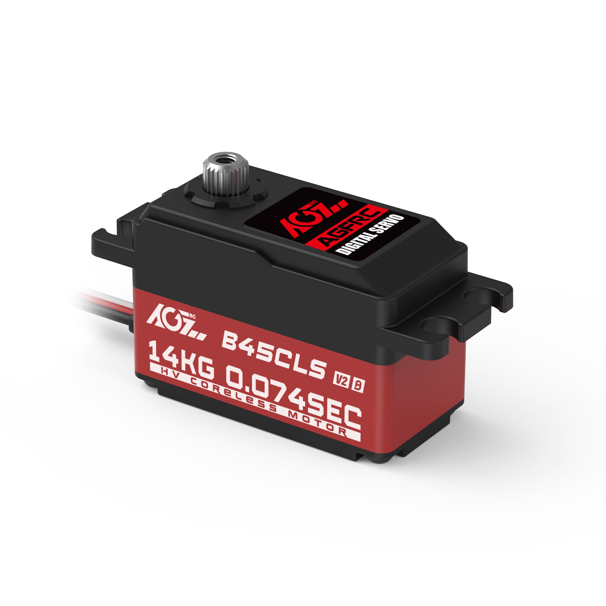 AGFRC B45CLS V2 14KG 0.074Sec HV Steel Gear Low Profile Coreless Digital Servo 1/10 SCALE