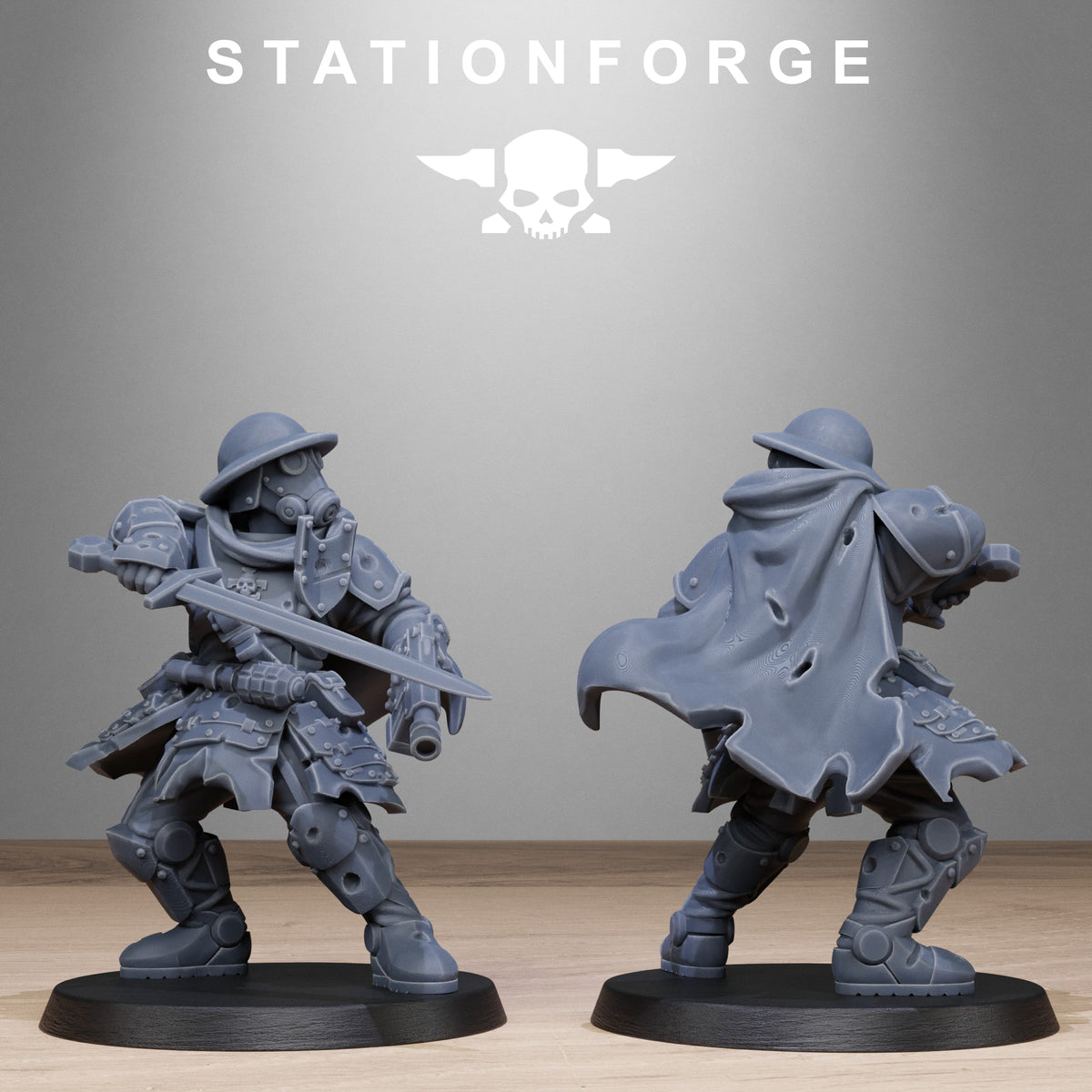 3D Printed RoyalGuard Bloodwardens by StationForge Miniatures