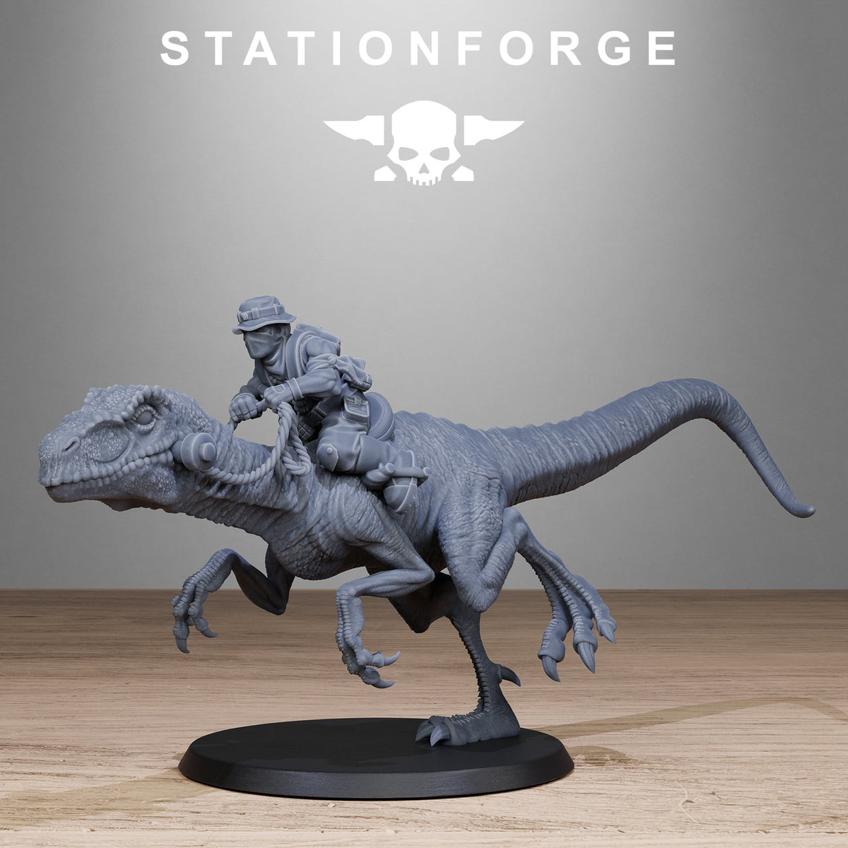3D Printed GrimGuard Jungle Raptors by Stationforge Miniatures