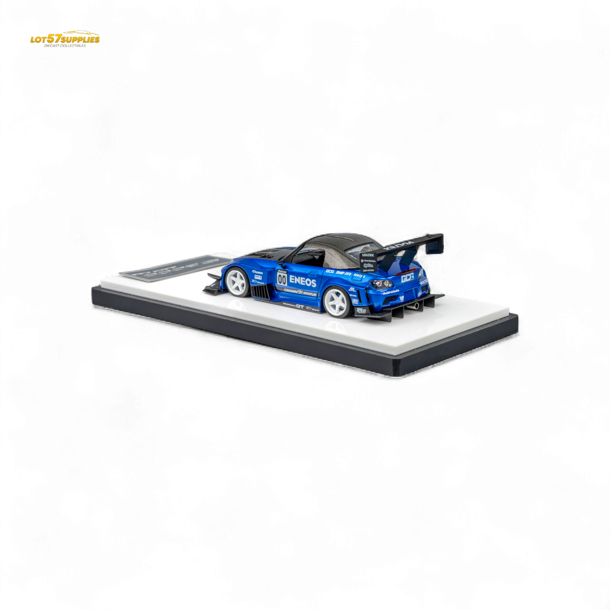 MicroTurbo Honda S2000 ENEOS #00 TOP FUEL - Candy Blue 1:64