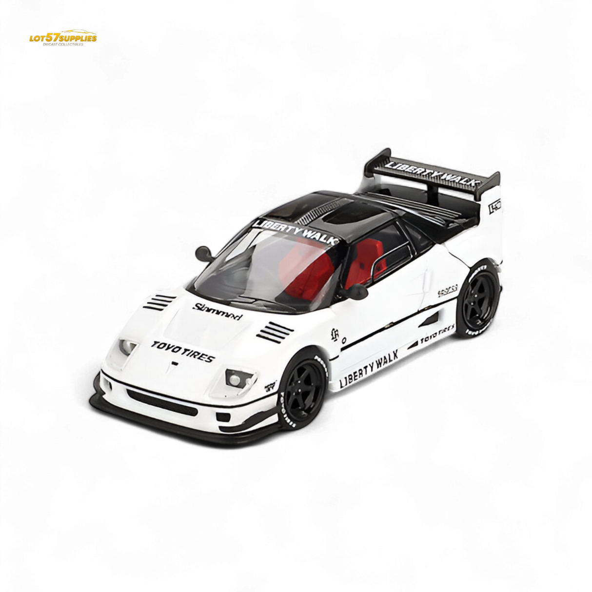 Mini-GT Mazda AZ-1 Liberty Walk LB40 White 1:64
