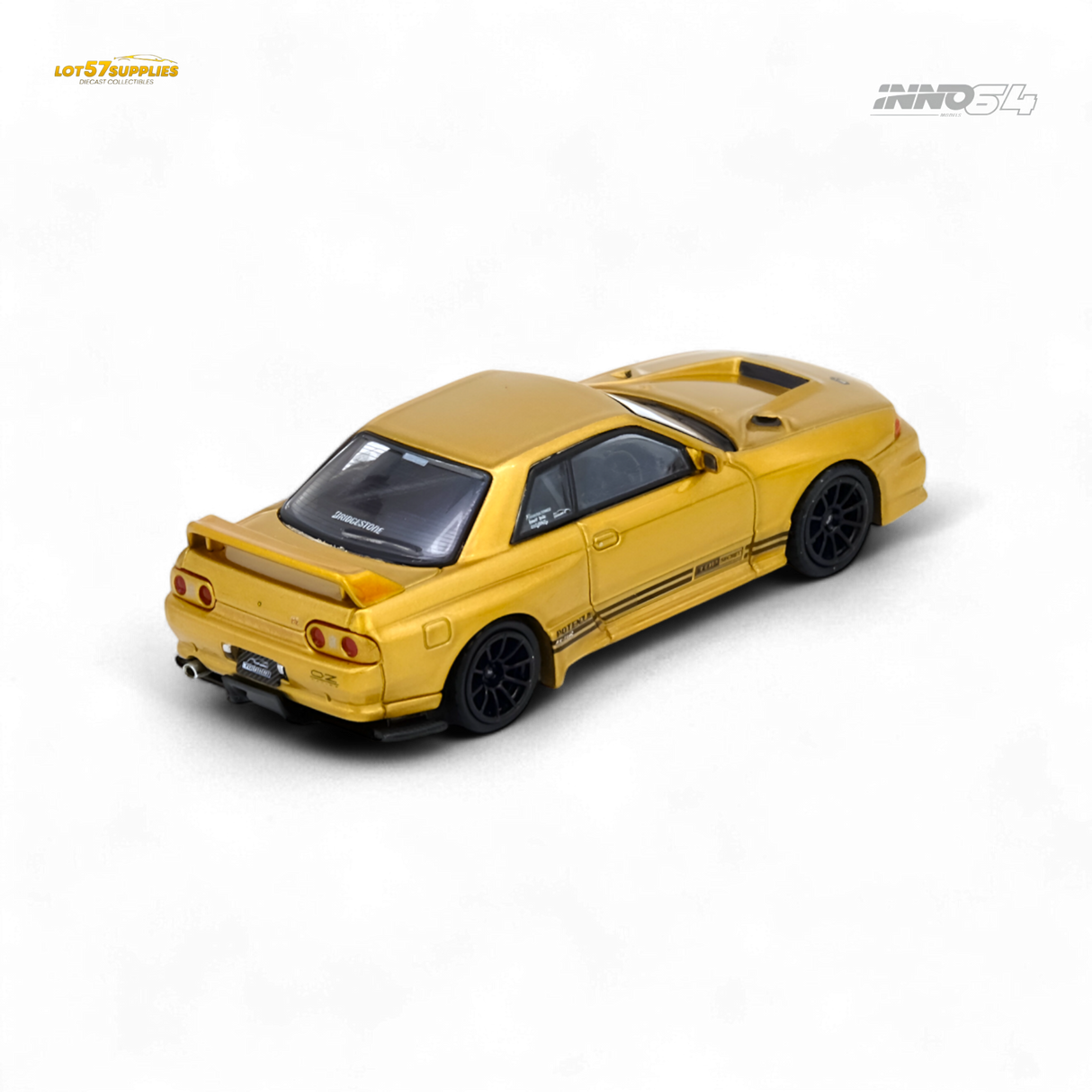 INNO64 Top Secret BNR32 GT-R 650R Gold 1:64