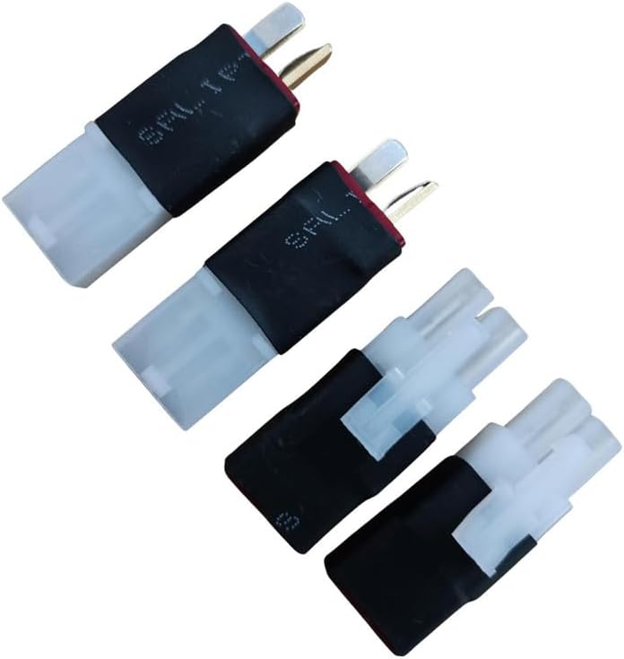 IRonManRc T-PLUG TO TAMIYA MALE AND FEMALE CONNECTORS ( 4 PCS TOTAL )