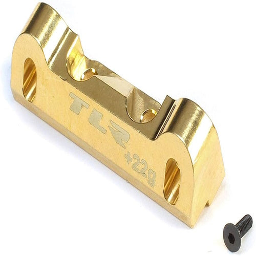 Team Losi Racing TLR334053 Brass Hinge Pin Brace, LRC +22g: 22 5.0 -