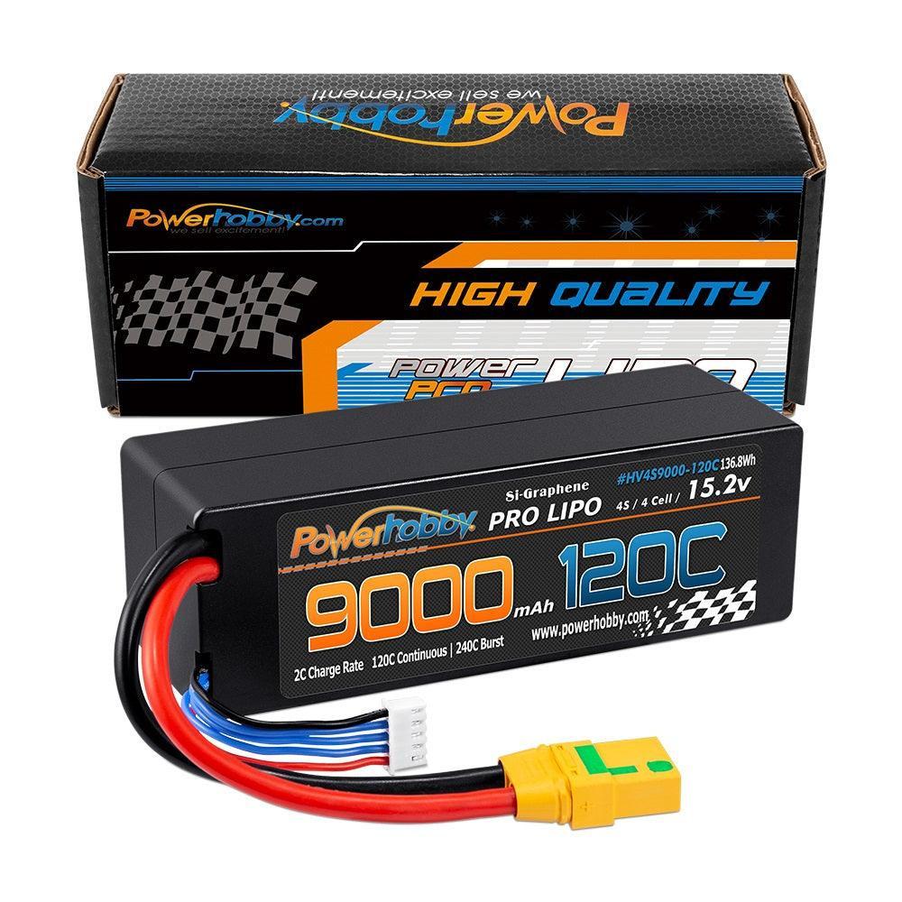 Powerhobby 4S 15.2V 9000mah 120c Graphene Lipo Battery w XT90 Plug