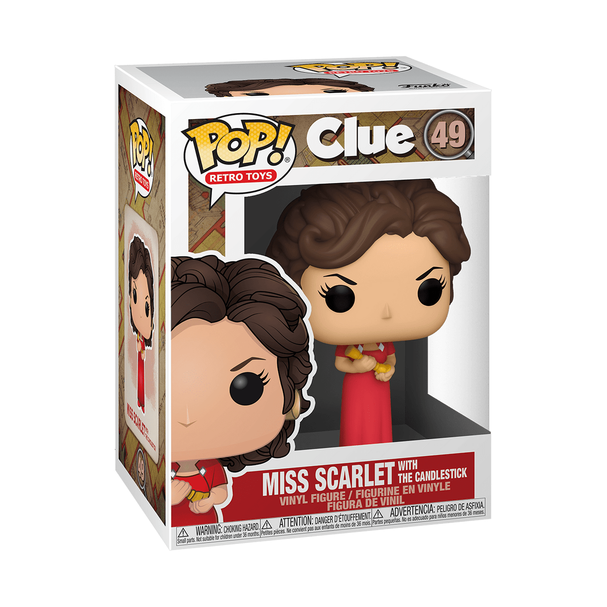 POP! Retro Toys: Hasbro - Miss Scarlet with the Candlestick