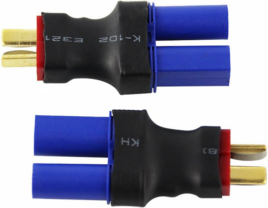 Island Hobby Nut 2pc Male Deans to Female EC5 Adapter Connector
