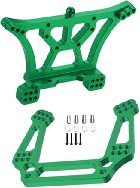 IRonManRc 1/10 Slash Rustler Bandit Stampede 2WD Aluminum Front & Rear shock Towers ( Green )