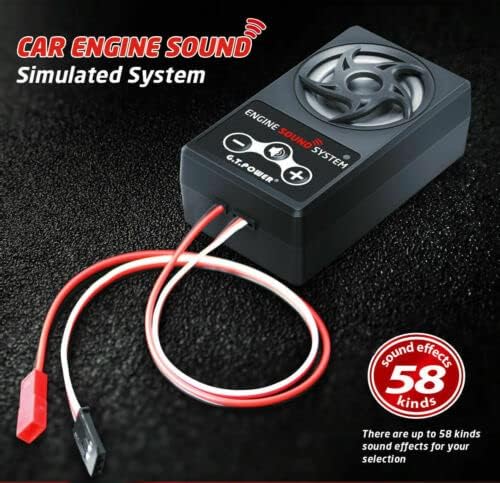 G.T.Power Engine Sound Simulated System For RC Car Axial SCX 10 II WRAITH Car