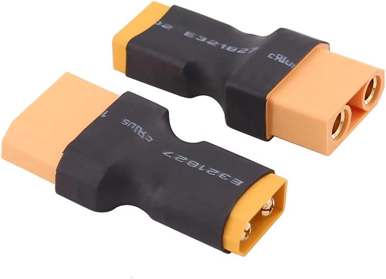 Island Hobby Nut 2pcs Male XT60 to Female XT90 Connector Adapter