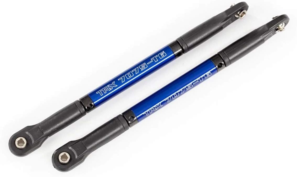 Traxxas 8619X Varillas de empuje Aluminio (anodizado azul) Servicio pesado (2) E-Revo