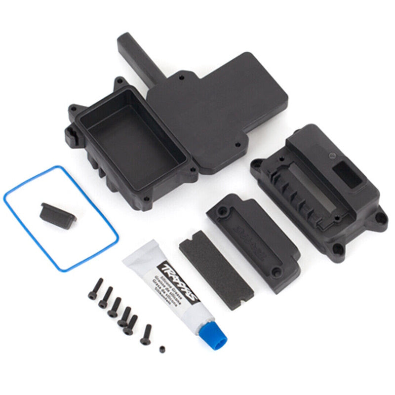 Traxxas 9624 Receiver Box Sealed w/ ESC mount / receiver box cover : Sledge