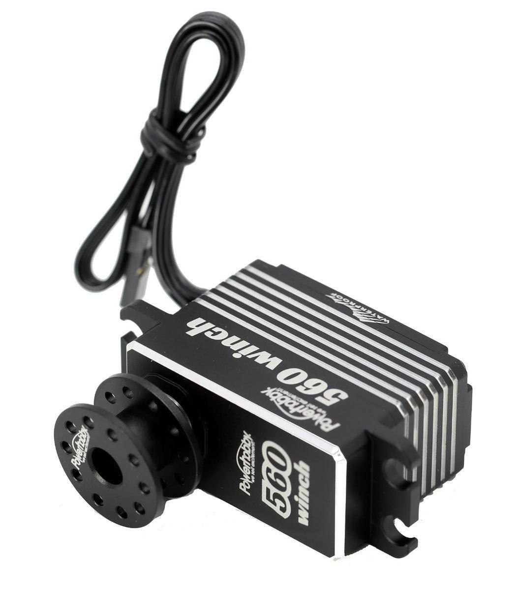 Powerhobby 560 HV Waterproof Low Profile Crawler Winch Brushless Servo