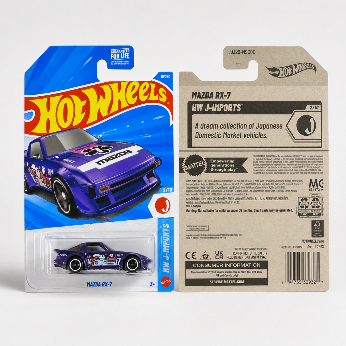 Hot Wheels Mazda RX-7 | J-Imports Series 2/10 - 61/250