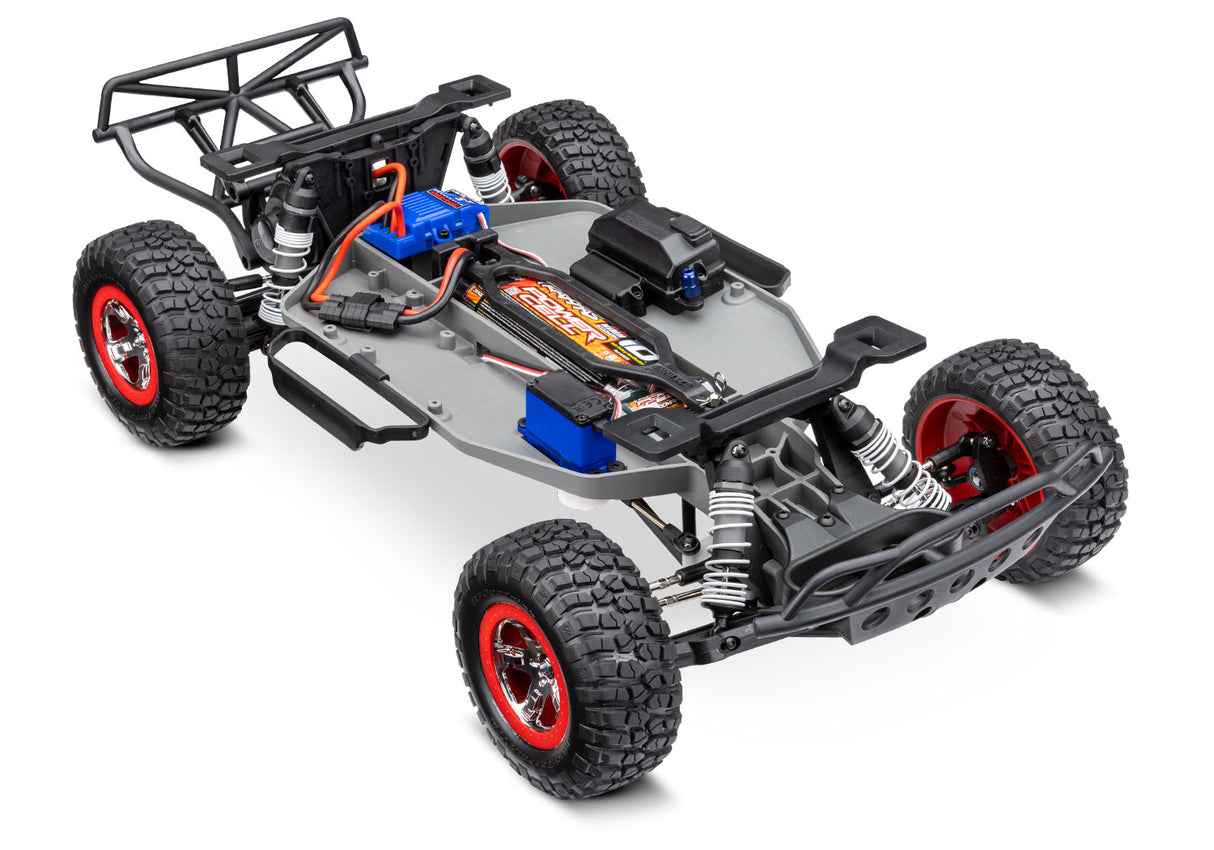 Traxxas 58034-8 RED Slash Camión de recorrido corto 2WD escala 1/10 con USB-C