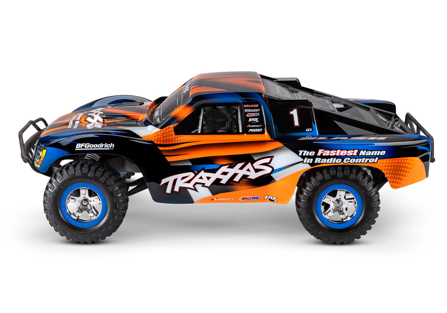 Traxxas 58034-8 Orange Slash 1/10 Scale 2WD Short Course Truck w/USB-C