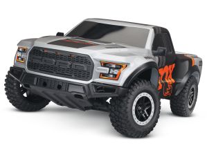 TRAXXAS 58094-8 Ford Raptor: 1/10 Scale 2WD Replica Truck w/USB-C