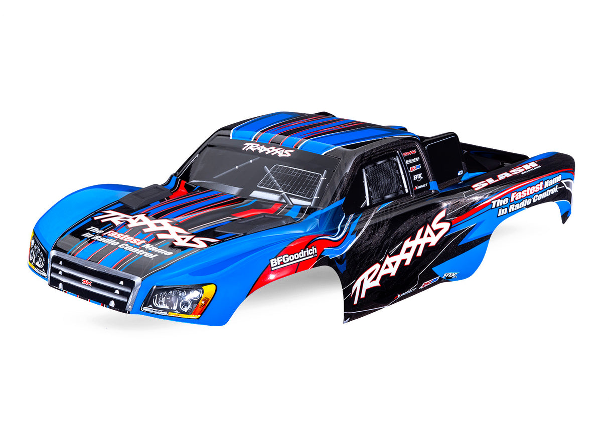 TRAXXAS 5924-BLUE BODY SLASH 2WD BLUE CLIPLESS