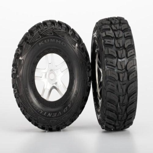 Traxxas 5976R Mounted S1 Kumho Venture MT Tires/Wheels (2) Slayer Pro