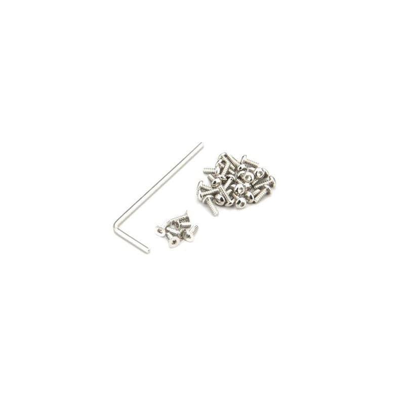 Kyosho MDW020 Mini-Z AWD Button Hex Screw Set (Nickel) (MA-010/MA-015)