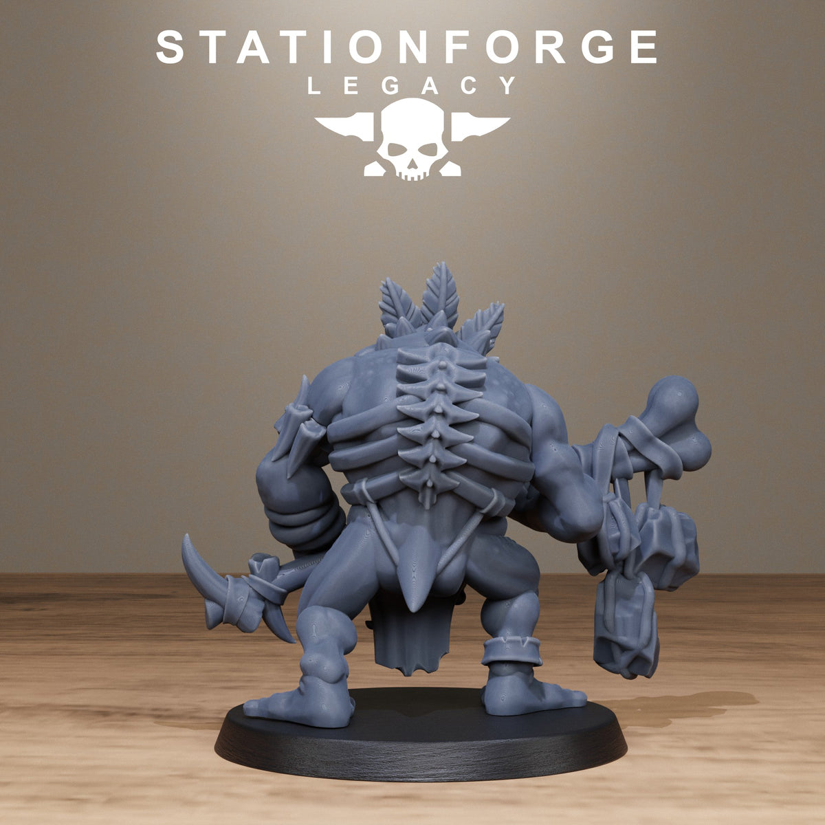3D Printed Bogkin Ogres by StationForge Miniatures