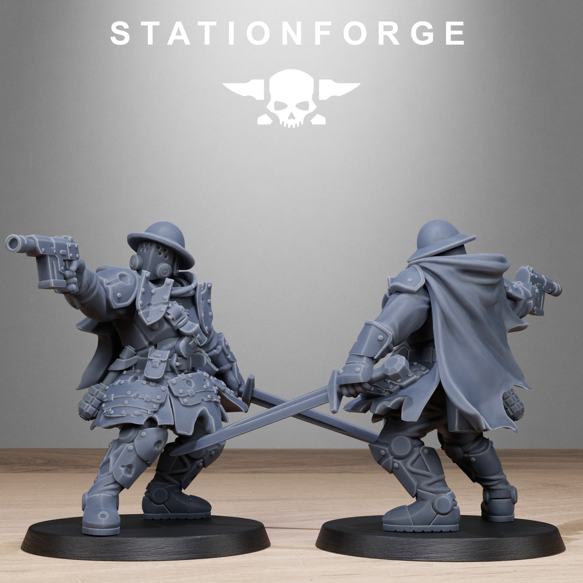 3D Printed RoyalGuard Bloodwardens by StationForge Miniatures