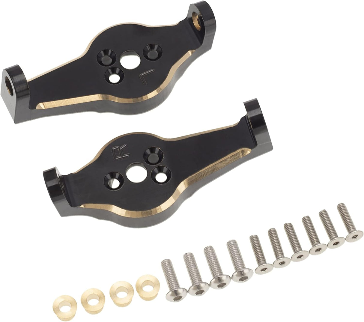 IronManRc TRX-4 LAITON C-HUB SUPPORT DE DIRECTION NOIR