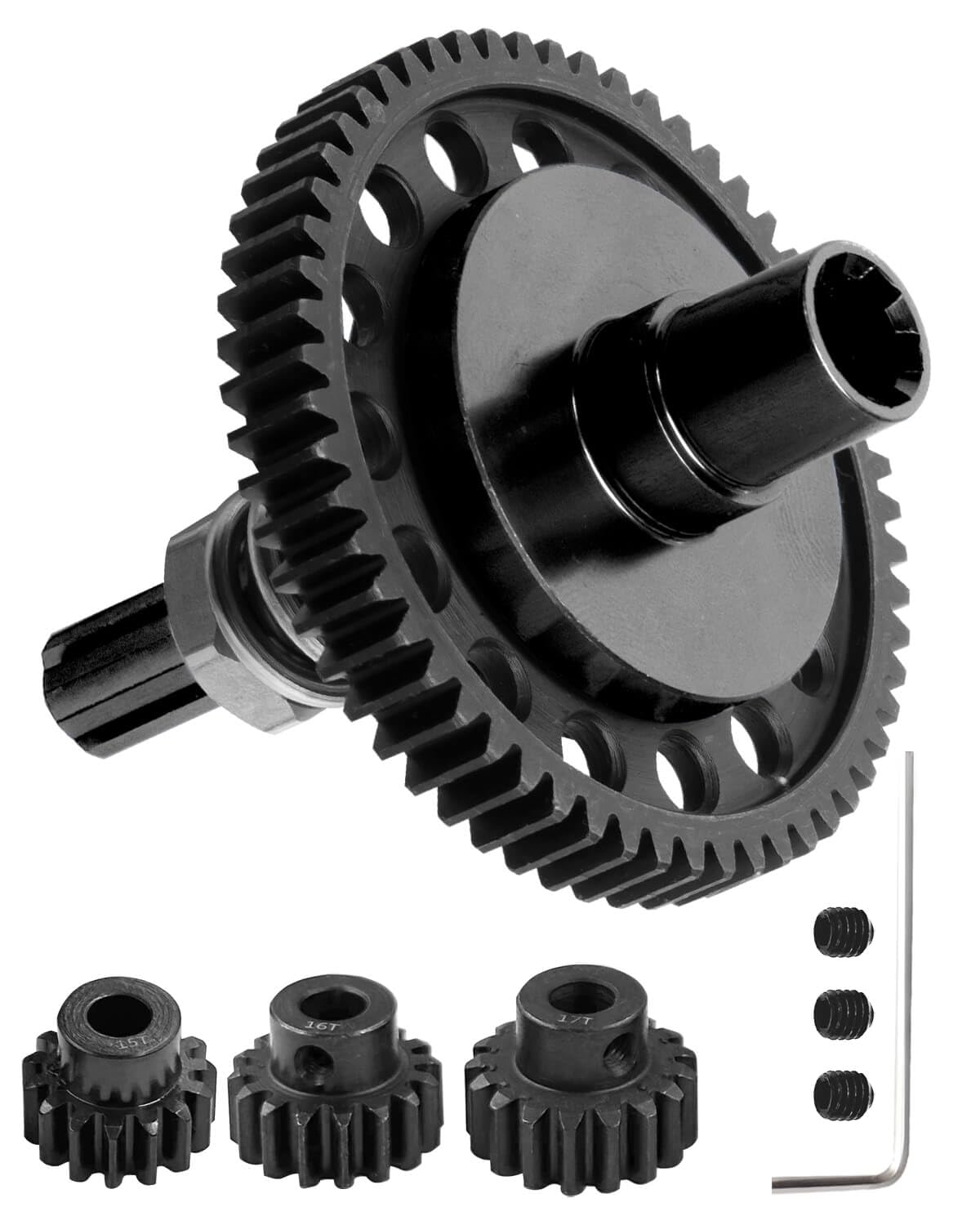 IRonManRc 57T 0.8Mod Slipper Set w/ 15T 16T 17T Gear Set