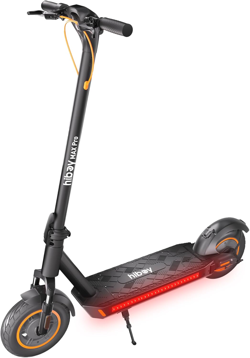 Hiboy MAX Pro Electric Scooter, 46.6 Mi Long Range, 22 MPH Power by 650W MAX Motor, 11'' Pneumatic Tires, Split Hub Design, Dual Suspension, 265lbs MAX Load, Commuting Electric Scooter for Adults