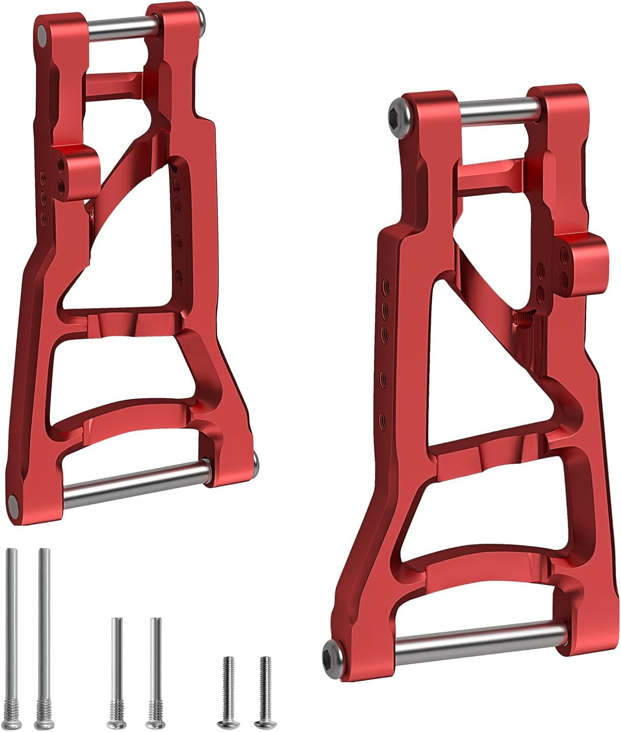 IRonManRc RED Rear Aluminum Suspension A-Arms 1/10 Slash Rustler