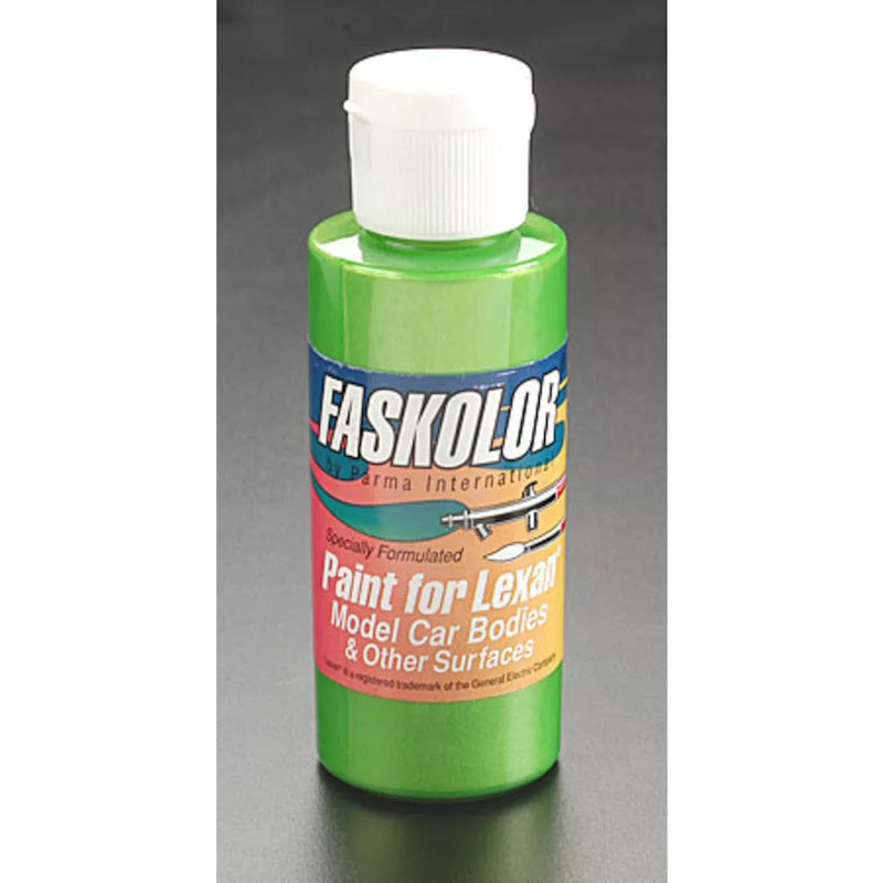 Parma 40301 Faskolor Water-Based Airbrush Paint Faspearl Key Lime 2oz