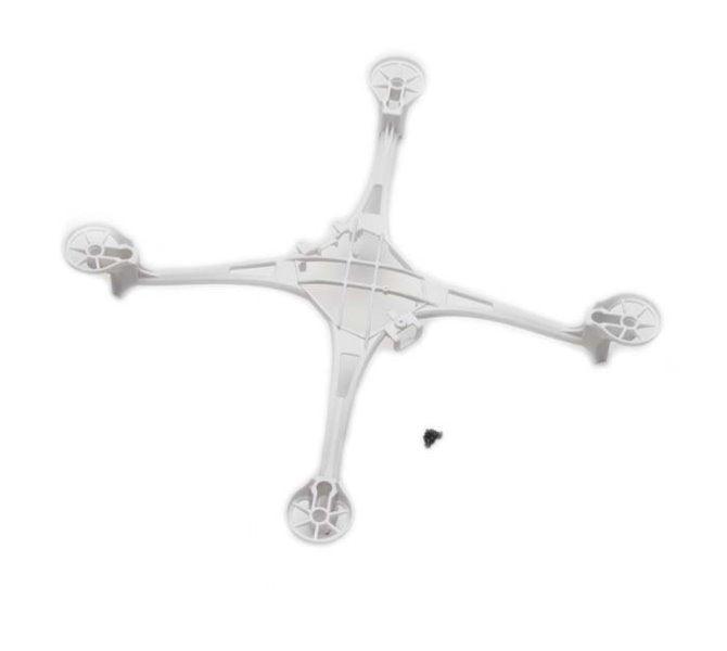Traxxas 6623A Main Frame w/1.6x5mm Screws White Latrax Alias (4)