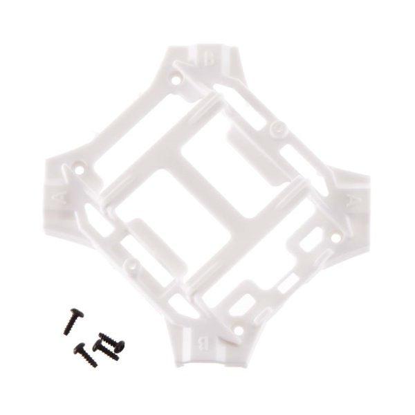 Traxxas 6624A Main Frame w/1.6x5mm Screws Lower White Latrax Alias (4)